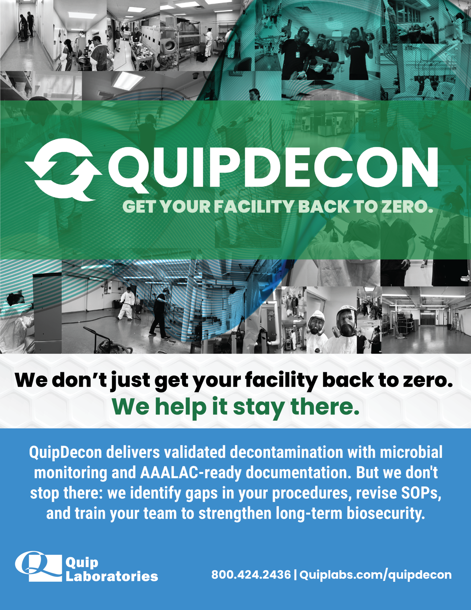 QuipDecon Back to Zero ad
