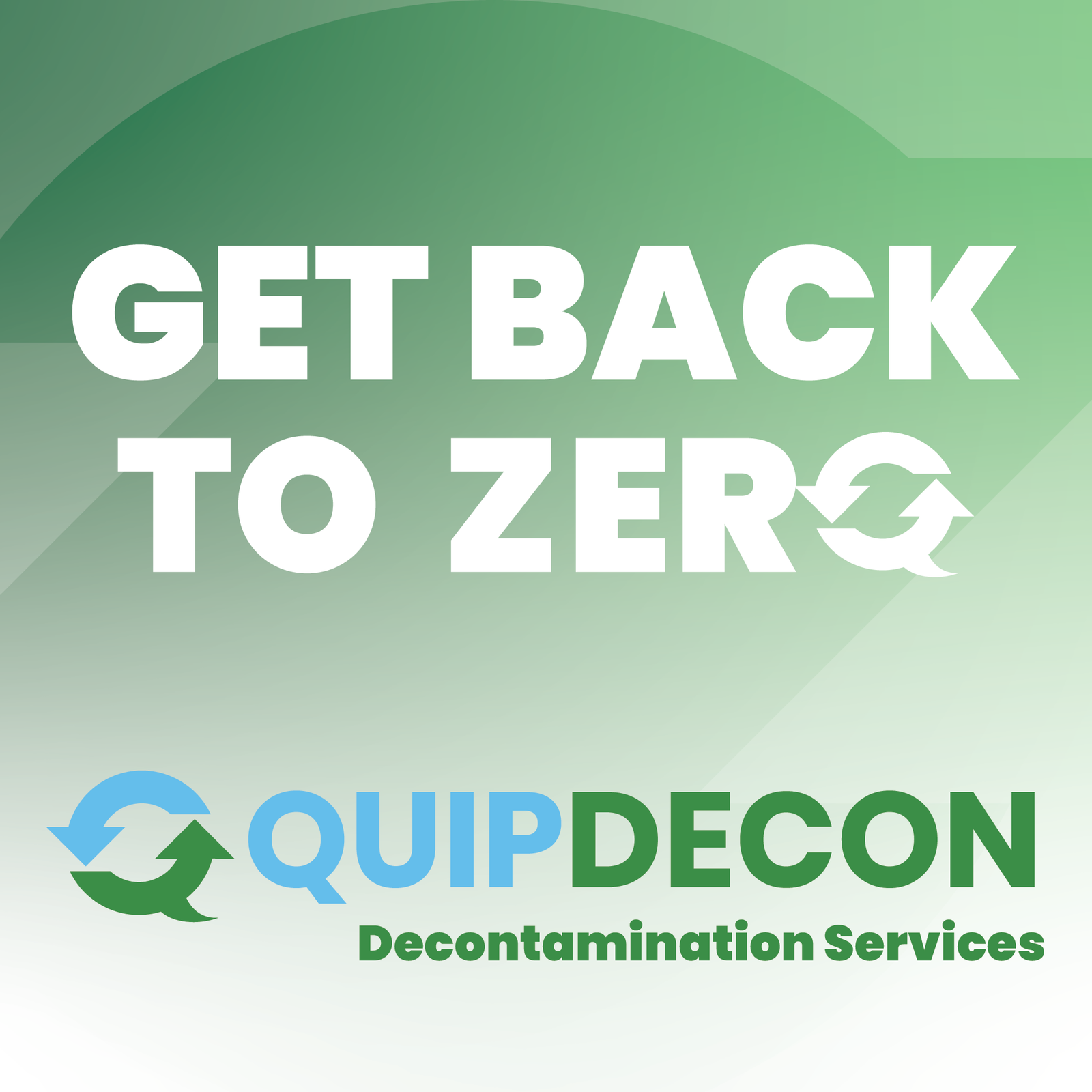 QuipDecon Back to Zero LinkedIn banner